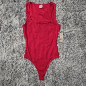 NWT No Boundaries Square Neck Shimmer Bodysuit - Size Small